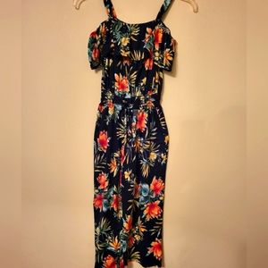 Paper Doll floral romper